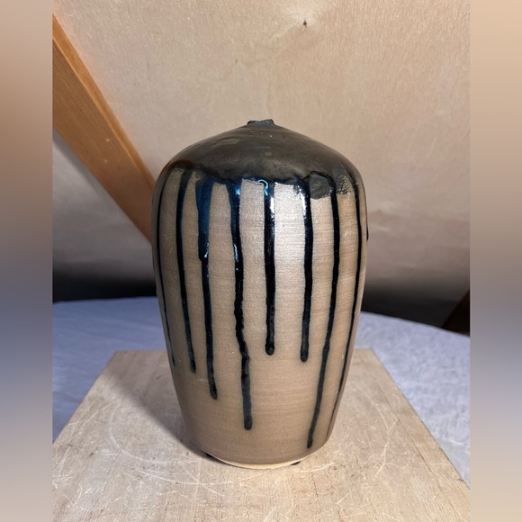 Hand Crafted Accents Vintage Studio Art Pottery Stoneware Jug Vase